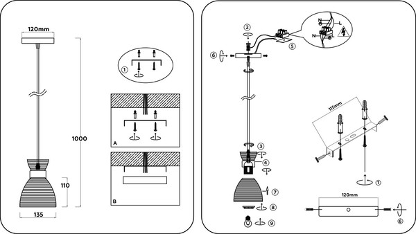 Изображение товара Потолочный светильник Ambrella TR3401 FGD (золото)