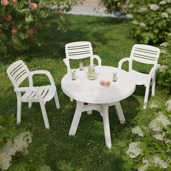 Изображение товара Стул пластиковый Альтернатива Атлант / М8906 (белый)