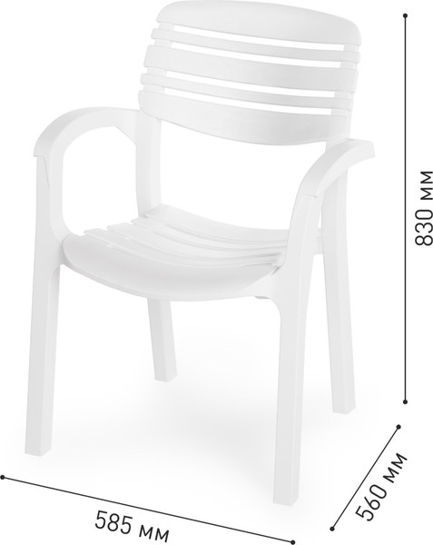 Изображение товара Стул пластиковый Альтернатива Атлант / М8906 (белый)
