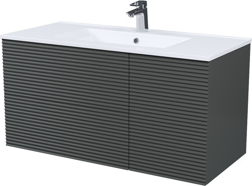 Изображение товара Тумба под умывальник IDDIS Bild BIL10G0i95 (темно-серый)