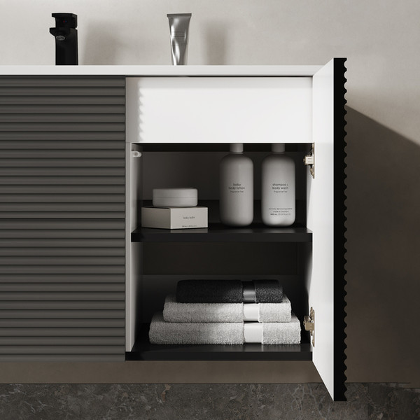 Изображение товара Тумба под умывальник IDDIS Bild BIL10G0i95 (темно-серый)