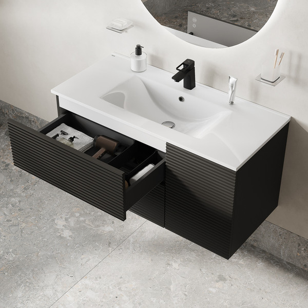 Изображение товара Тумба под умывальник IDDIS Bild BIL10G0i95 (темно-серый)