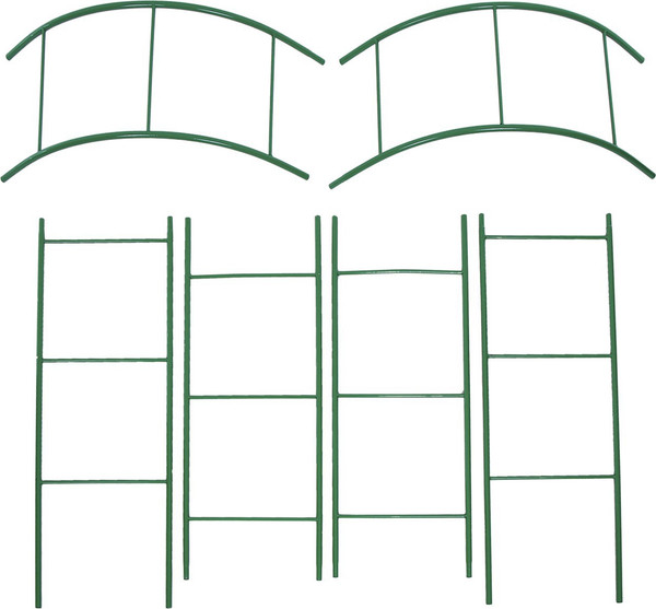Изображение товара Арка садовая GREENGO 240x125x36.5см для вьющихся растений (зеленый)
