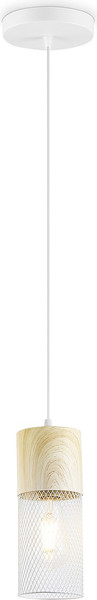 Изображение товара Потолочный светильник Ambrella TR8498 WH/WD (белый/дерево)