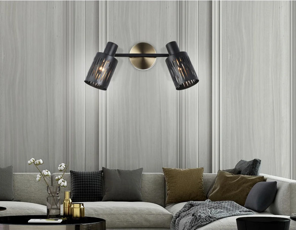 Изображение товара Спот Ambrella TR8668/2 BK/SB (черный/бронза)