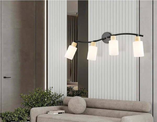 Изображение товара Спот Ambrella TR8723/4 BK/WD (черный/дерево)