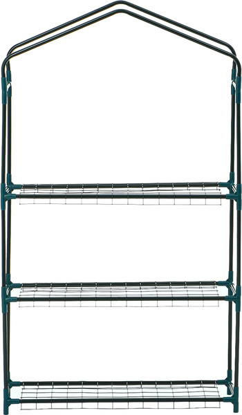 Изображение товара Стеллаж для рассады GREENGO 3 полки 110x22x65см металлический каркас
