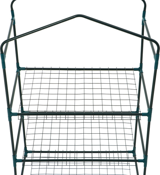 Изображение товара Стеллаж для рассады GREENGO 3 полки 110x40x65см металлический каркас