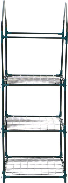 Изображение товара Стеллаж для рассады GREENGO 3 полки 110x40x65см металлический каркас