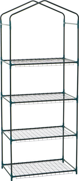 Изображение товара Стеллаж для рассады GREENGO 4 полки 160x40x65см металлический каркас