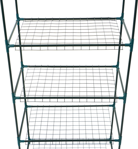 Изображение товара Стеллаж для рассады GREENGO 4 полки 160x40x65см металлический каркас