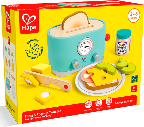 Изображение товара Тостер игрушечный Hape Вкусный завтрак / E3215_HP