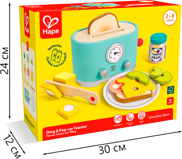 Изображение товара Тостер игрушечный Hape Вкусный завтрак / E3215_HP