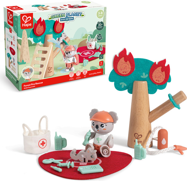 Изображение товара Игровой набор Hape Пожарная команда / E3421_HP