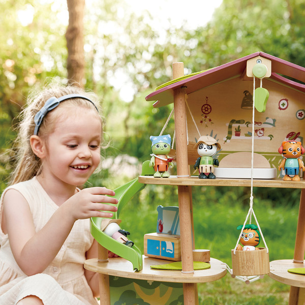 Изображение товара Игровой набор Hape Дружная семья панд Сэм и Пэм / E3424_HP