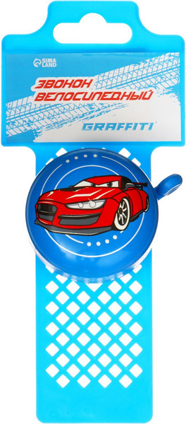 Изображение товара Звонок для велосипеда Graffiti Машинка / 9227346