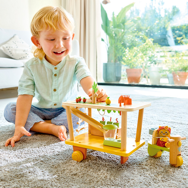 Изображение товара Игровой набор Hape Мини-дом Магазин на колесах / E3429_HP