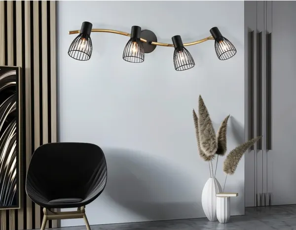 Изображение товара Спот Ambrella TR8662/4 BK/GD (черный/золото)