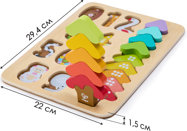 Изображение товара Сортер Hape Умняша пазл Цвета и цифры / E1657_HP