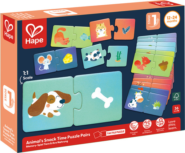 Изображение товара Развивающая игра Hape Животные и их еда / E1665_HP