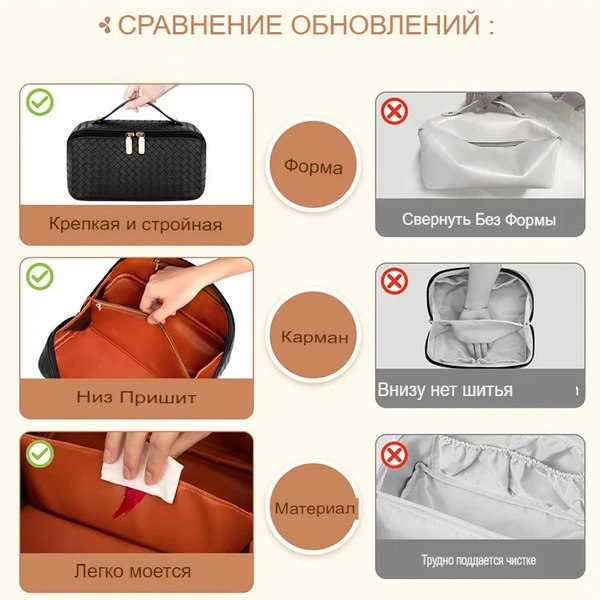 Изображение товара Косметичка Glamify 6401002830E (белый)