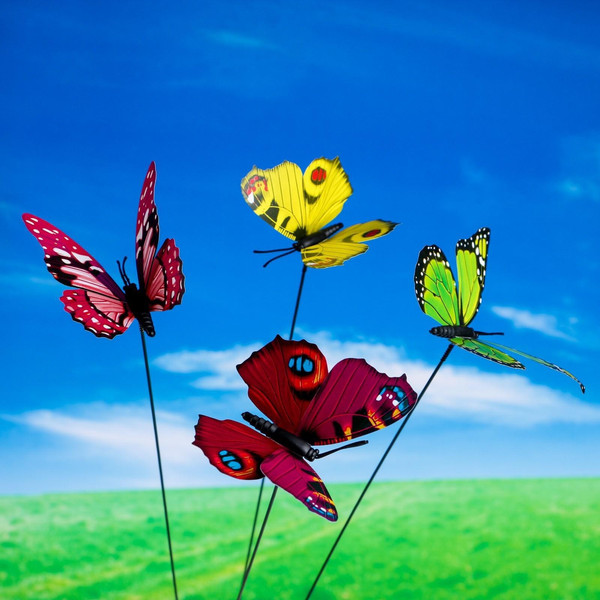 Изображение товара Украшение для сада Take It Easy Бабочка Вайлет / 10245569 (10шт, микс)