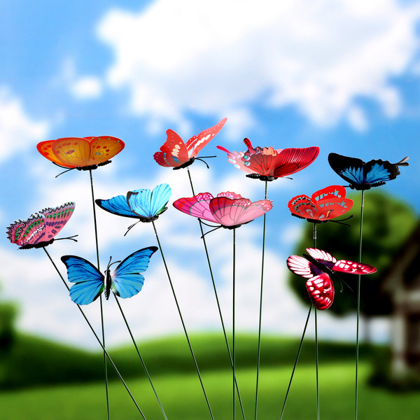 Изображение товара Украшение для сада Take It Easy Бабочка Вайлет / 10245569 (10шт, микс)