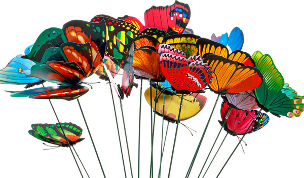 Изображение товара Украшение для сада Take It Easy Бабочки двойные / 10774228 (10шт)