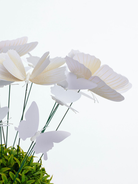 Изображение товара Украшение для сада Take It Easy Бабочки / 10774234 (10шт, белый)