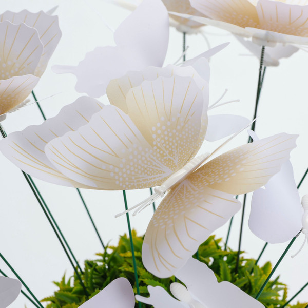 Изображение товара Украшение для сада Take It Easy Бабочки / 10774234 (10шт, белый)