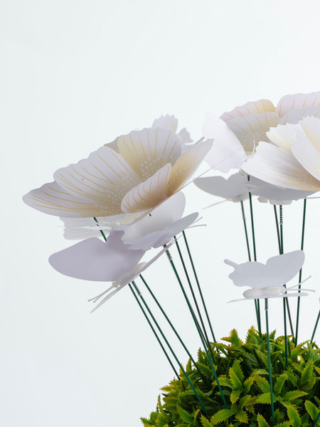 Изображение товара Украшение для сада Take It Easy Бабочки / 10774234 (10шт, белый)