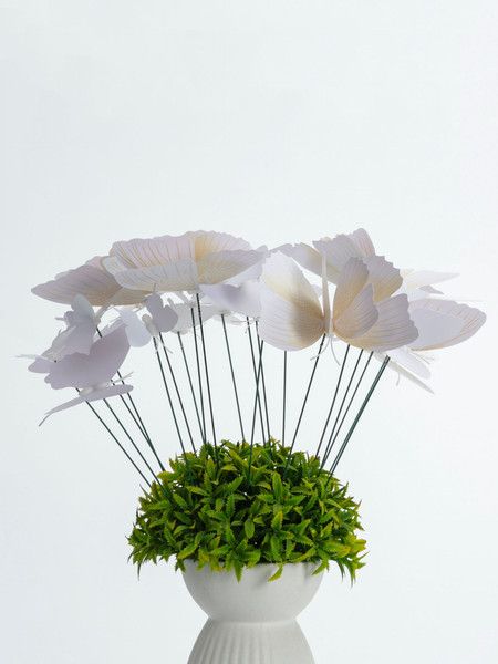 Изображение товара Украшение для сада Take It Easy Бабочки / 10774234 (10шт, белый)