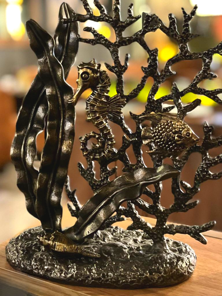 Изображение товара Статуэтка No Brand Рыбка и Морской Конек 690564