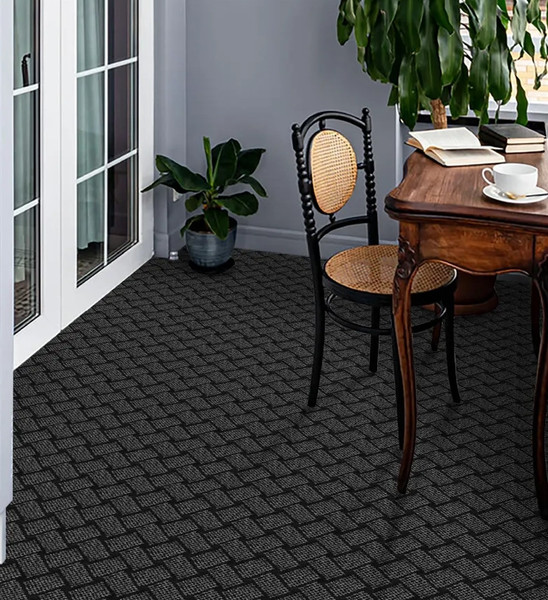 Изображение товара Коврик грязезащитный Shahintex Береста 150x200 (серый)