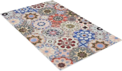 Изображение товара Коврик Shahintex Icarpet Print Антискользящий 108 Плитка Паласио 40x60 / 823000