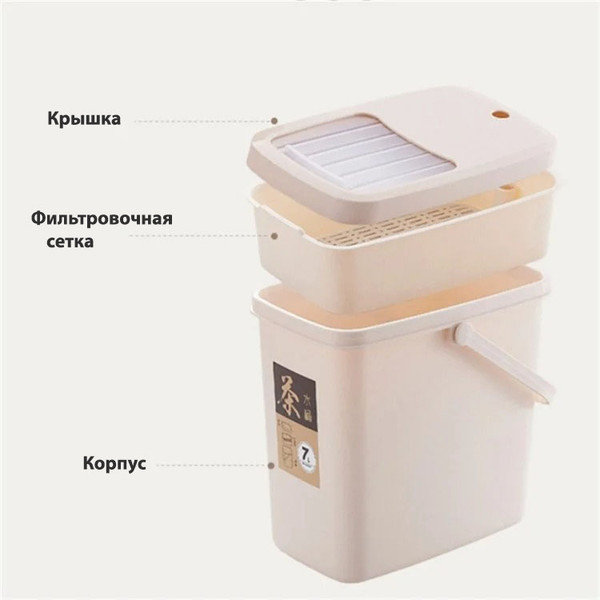 Изображение товара Мусорное ведро Sundays Home 6499002846A (для жидких пищевых отходов)