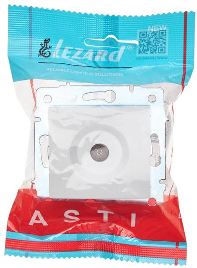 Изображение товара Розетка Lezard Asti 7081-0288-130 (белый)