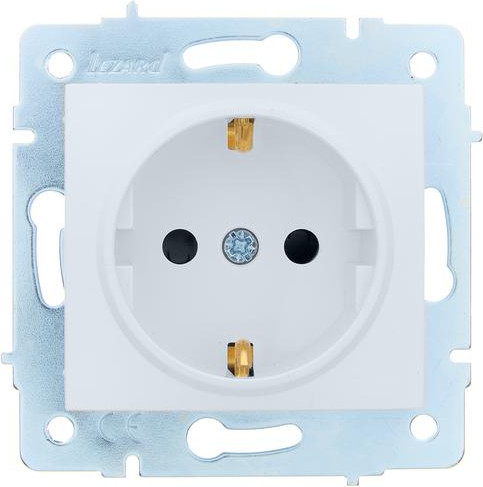 Изображение товара Розетка Lezard Asti 7081-0288-124B (белый)