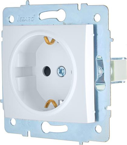 Изображение товара Розетка Lezard Asti 7081-0288-124B (белый)