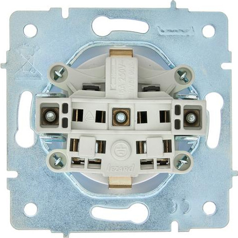 Изображение товара Розетка Lezard Asti 7081-0288-124B (белый)