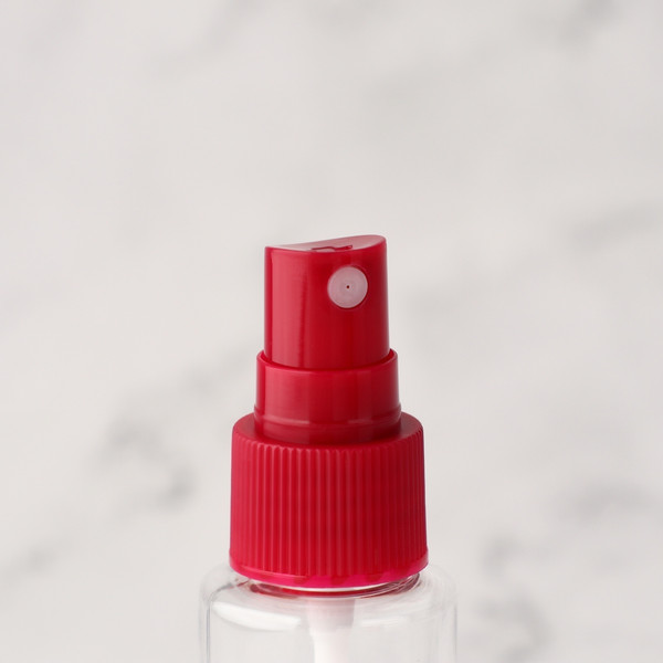 Изображение товара Набор флаконов для косметики Onlytop В чехле / 7583958 (6шт, прозрачный/бордовый)