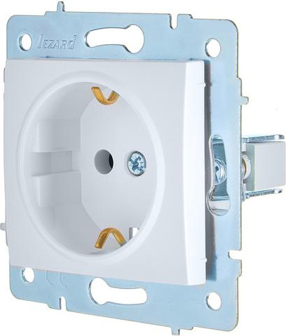 Изображение товара Розетка Lezard Asti 7081-0288-122B (белый)
