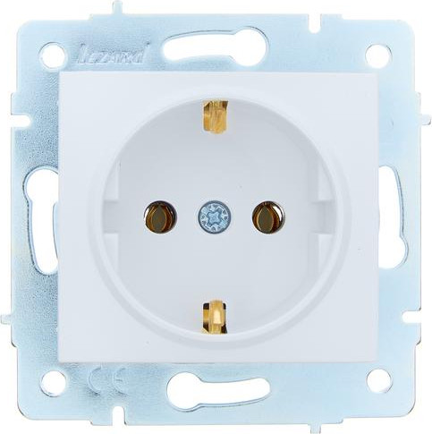 Изображение товара Розетка Lezard Asti 7081-0288-122B (белый)