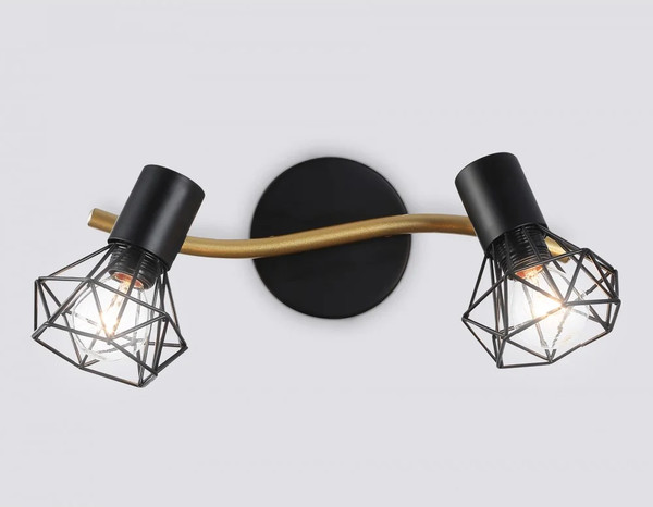 Изображение товара Спот Ambrella TR8656/2 BK/GD (черный/золото)