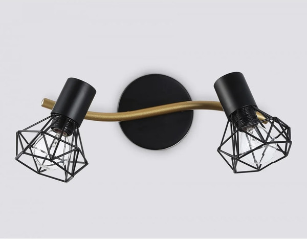 Изображение товара Спот Ambrella TR8656/2 BK/GD (черный/золото)