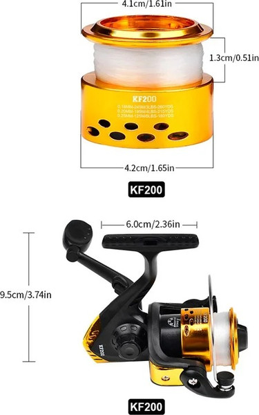 Изображение товара Катушка безынерционная Proberos KF200 / 632000027D (синий)