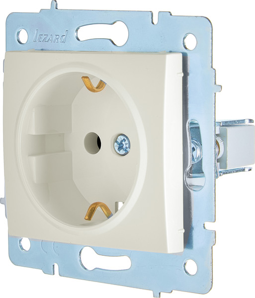 Изображение товара Розетка Lezard Asti 7081-3088-122B (жемчужно-белый перламутр)