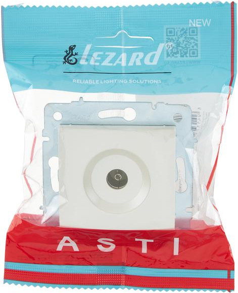 Изображение товара Розетка Lezard Asti 7081-3088-130 (жемчужно-белый перламутр)