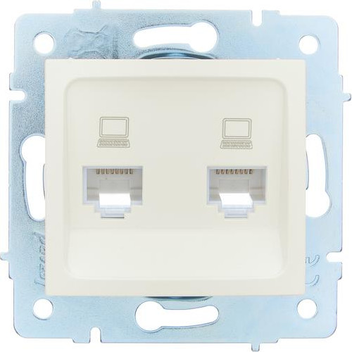 Изображение товара Розетка Lezard Asti 7081-3088-141 (жемчужно-белый перламутр)