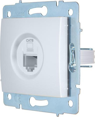 Изображение товара Розетка Lezard Asti 7081-3088-140 (жемчужно-белый перламутр)